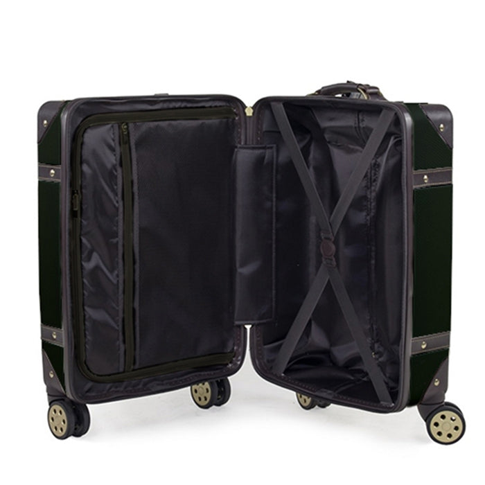 Rock Vintage Spinner Large Suitcase 78cm - Black