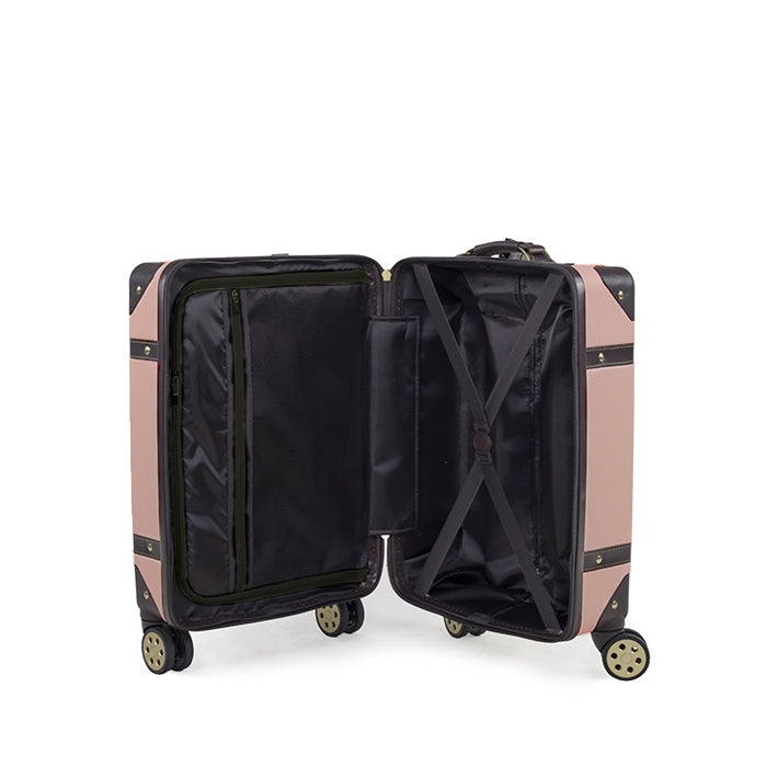 Rock Vintage Spinner Cabin Case 54cm - Rose Pink