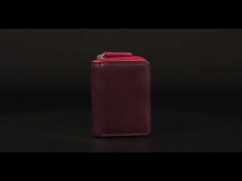 Visconti Hawaii Small Cash & Coin Purse - Plum Multi